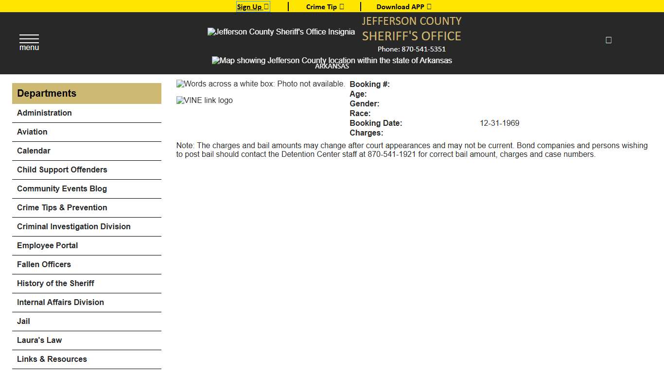 View Roster - - Jefferson County Sheriff AR
