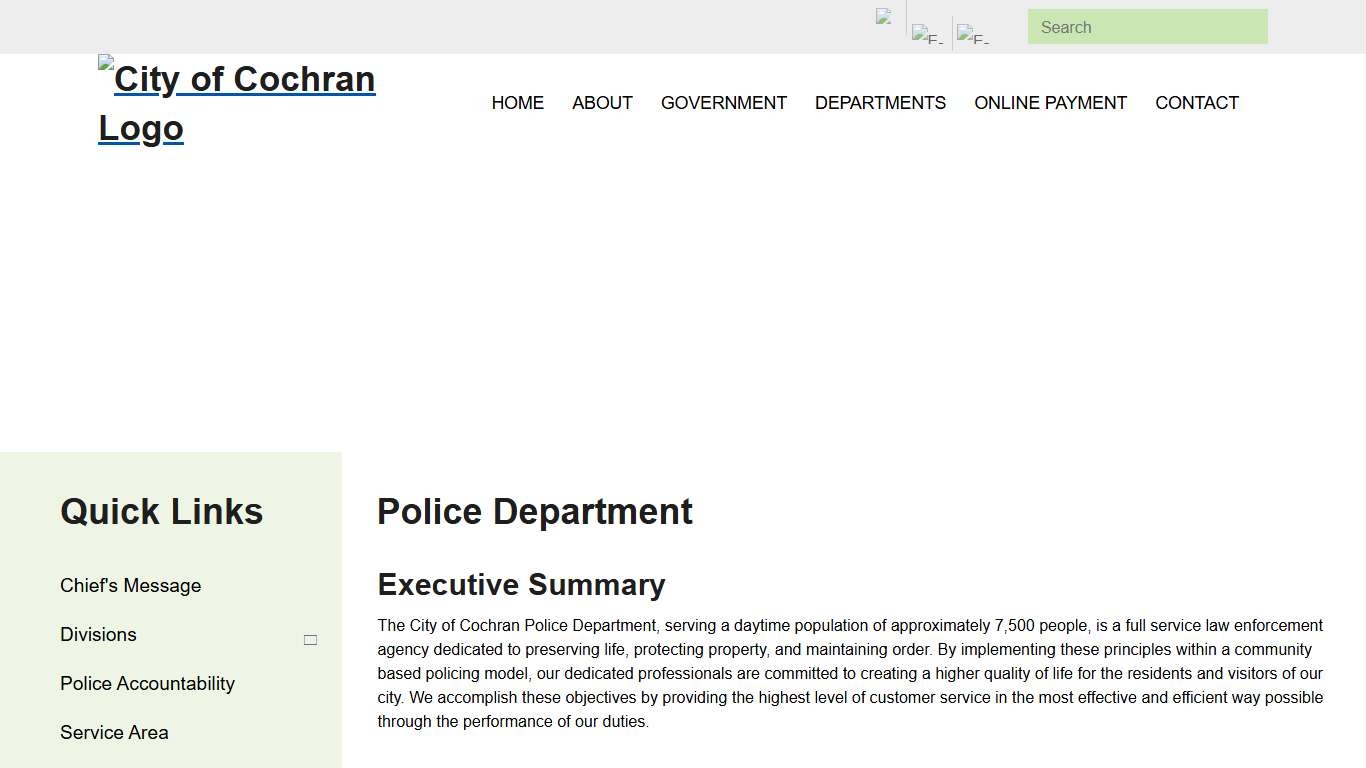 Cochran, GA - Police Department